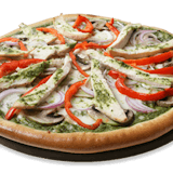 Pesto Pizza with Grilled Chicken Breast