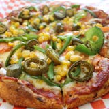 Jain Spicy Corn Pizza