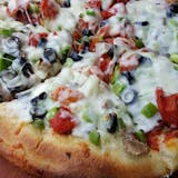 Vegetarian Thick Crust Pizza