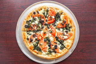 Mediterranean White Pizza