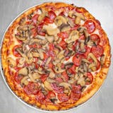 8. Pepperoni & Mushrooms Pizza