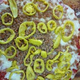 15. Sausage & Hot Peppers Pizza