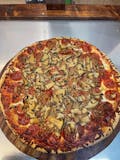 17. Pepperoni, Sausage & Mushrooms Pizza