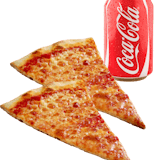 Two Slices & Can Soda Lunch Special
