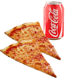 Two Slices & Can Soda Lunch Special