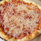 Vegan cheese pizza