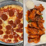 Large Pizza with One Topping, & 10 Wings Special