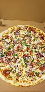Two Larry's Special Pizza