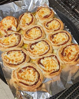 Pepperoni Rolls with Cheese