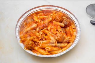 Pasta Marinara with Meatballs