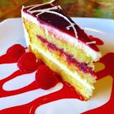 Limoncello/Raspberry Cake