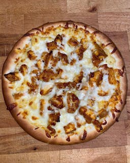 Buffalo Chicken Mac & Cheese Pizza