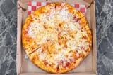 Classic Cheese Pizza Without or With Unlimited Toppings