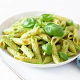 Baked Penne Pesto with Cheese