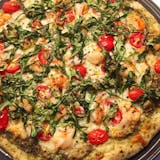 Shrimp Pesto Pizza