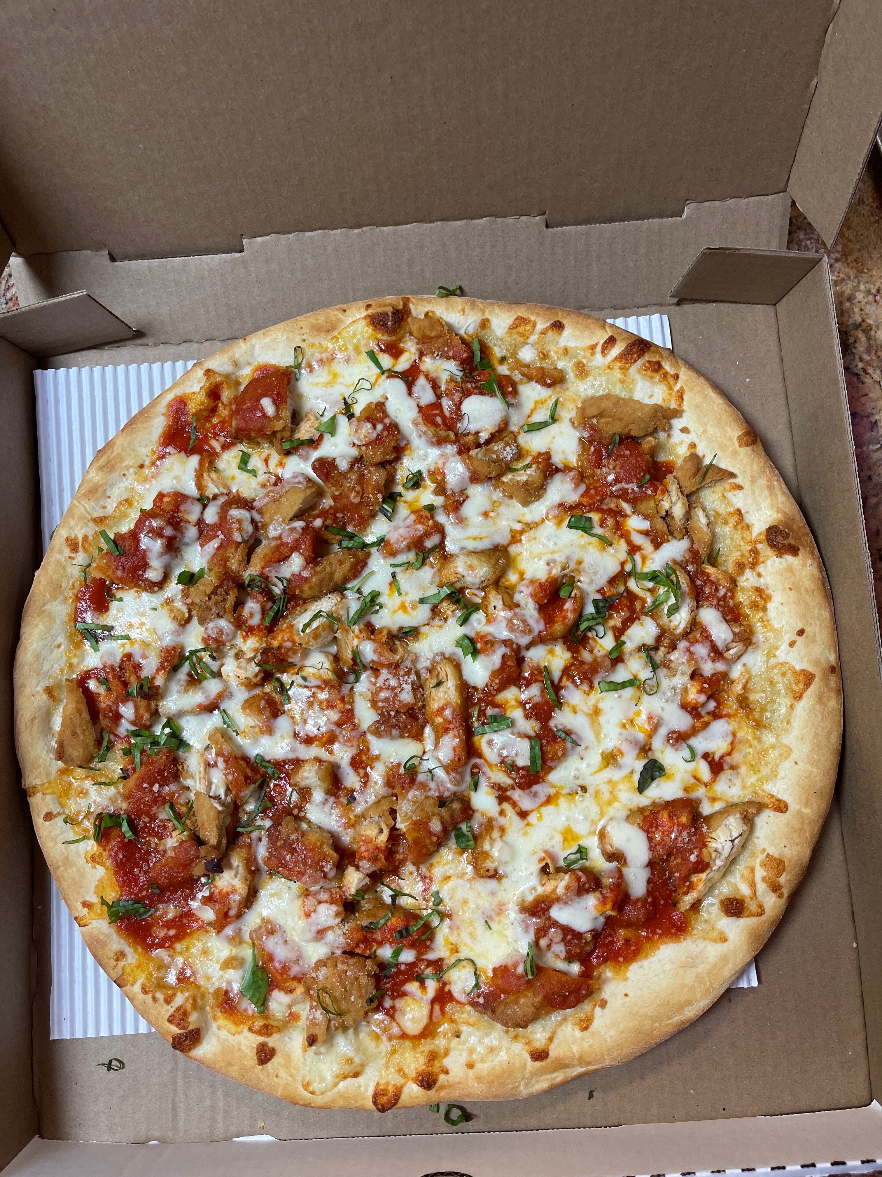 Chicken Parmesan Pizza