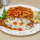 Chicken Parmigiana with Pasta Lunch Special