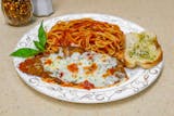Chicken Parmigiana with Pasta Lunch Special