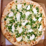 White Pizza with Broccoli