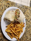 Fresh Grilled Chicken Wrap with Cheese