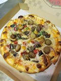 Vegan Sausage Pizza