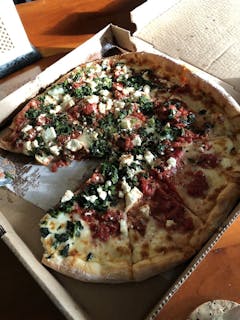 Spanako Pizza