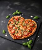 Heart-Shaped Pizza