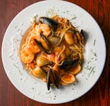 Seafood Combination Over Pasta