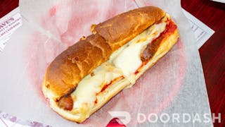 Sausage with Roasted Green Pepper Parm Grinder