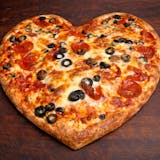 Heart-shaped Pizza