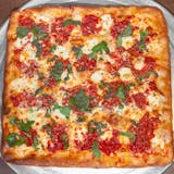 Old Style Tomato Sicilian Pizza