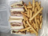 Ham & Cheese Club Sandwich