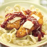 Chicken Parm with Fettuccine