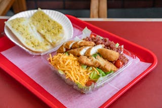 14. Crispy Chicken Bacon Cheddar Salad