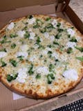16. White Broccoli Pizza