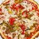 Vegan Gluten-Free Sausage, Peppers & Onions Pizza