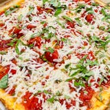 Vegan Grandma Margherita Pizza