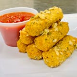 Vegan Garlic Parm Mozzarella Sticks