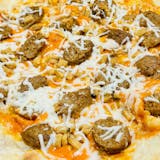 Vegan Bacon Cheeseburger Pizza