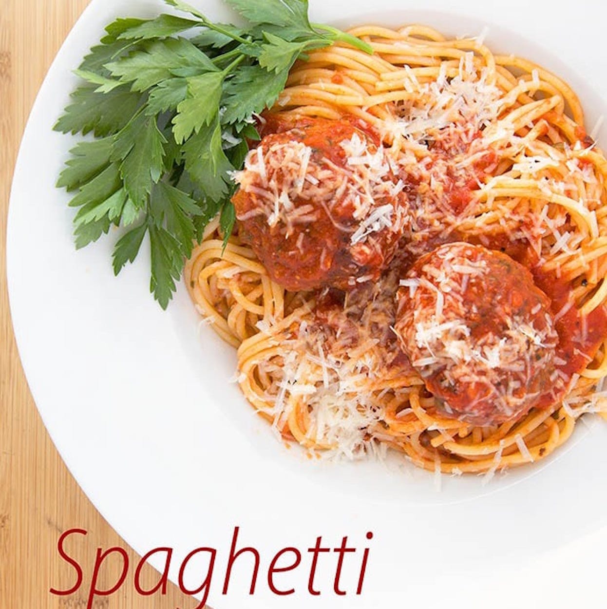 SPAGHETTI WITH MEATBALLS