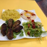 Kiftah Kebab Plate