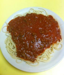 Spaghetti with Homemade Meat Sauce