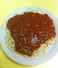 Spaghetti with Homemade Meat Sauce