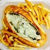 Black Olive Philly Cheese Steak