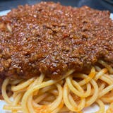 Two Spaghetti with Meat Sauce Monday Special