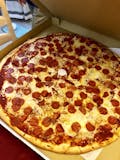24'' Giant Pizza with Three Toppings & 6 Pack Soda Special