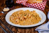Spicy Garlic Alfredo Shrimp