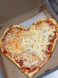 Heart Shaped 16" Cheese Pizza Valentine's Day Special