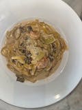 Fettuccine Gamberi Porcini & Carciofi