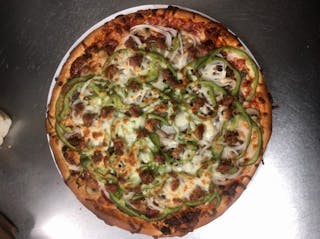 Green Pepper Pizza